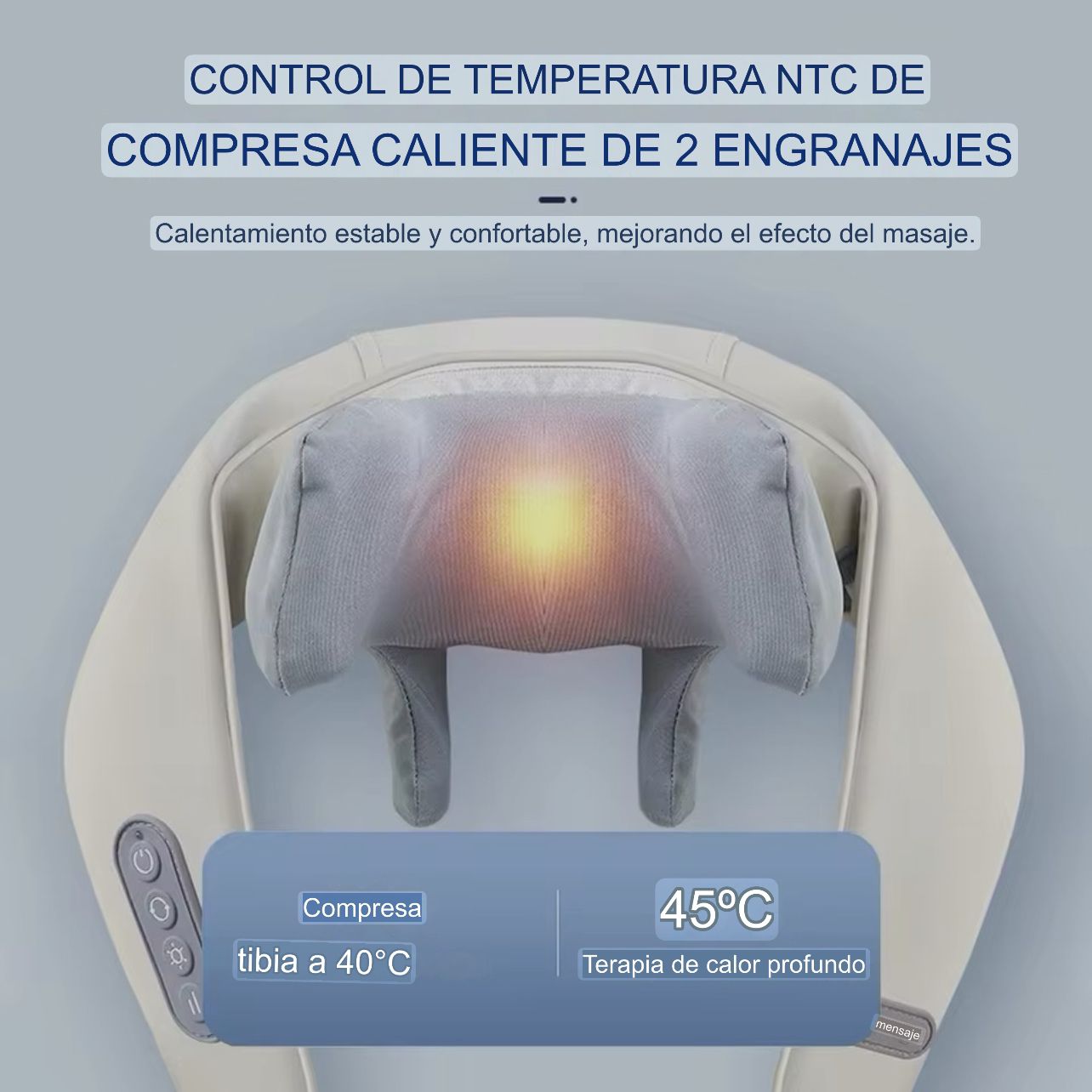 MASAJEADOR PREMIUM 5D DE HOMBROS Y CUELLO