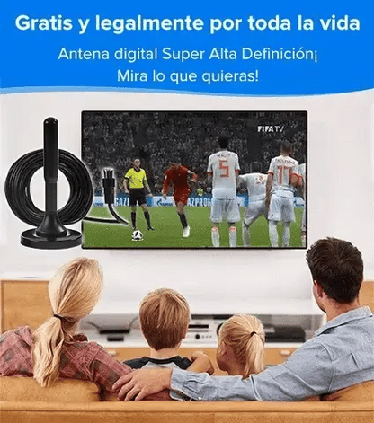 ANTENA TV DIGITAL FULL HD (ENVIO GRATIS + PAGO AL RECIBIR) - FUNCIONA EN TODOS LOS TELEVISORES