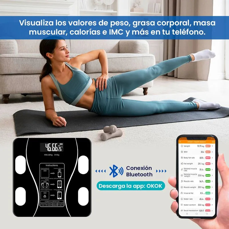 Balanza Smart Fit con Bluetooth