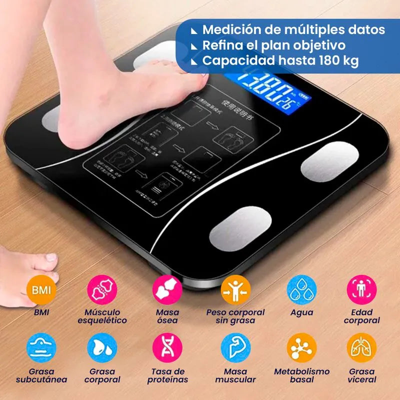 Balanza Smart Fit con Bluetooth