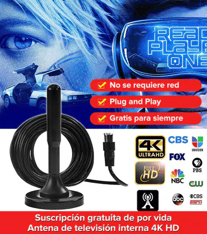 ANTENA TV DIGITAL FULL HD (ENVIO GRATIS + PAGO AL RECIBIR) - FUNCIONA EN TODOS LOS TELEVISORES