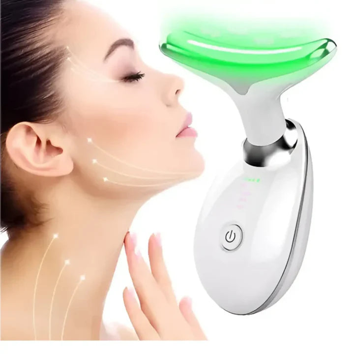 MASAJEADOR ANTIARRUGAS Y REDUCTOR DE PAPADA LUZ LED