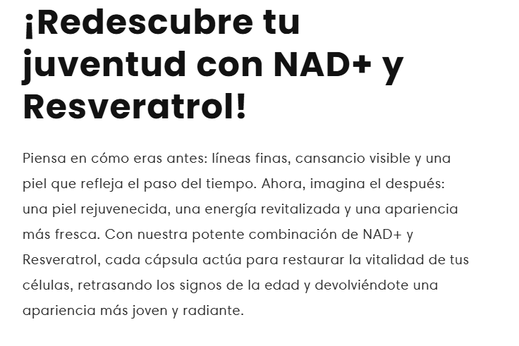 NAD + RESVERATROL