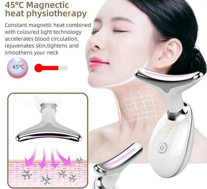 MASAJEADOR ANTIARRUGAS Y REDUCTOR DE PAPADA LUZ LED
