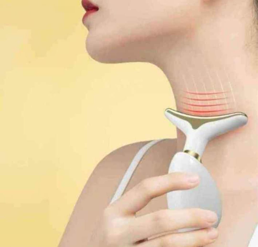 MASAJEADOR ANTIARRUGAS Y REDUCTOR DE PAPADA LUZ LED