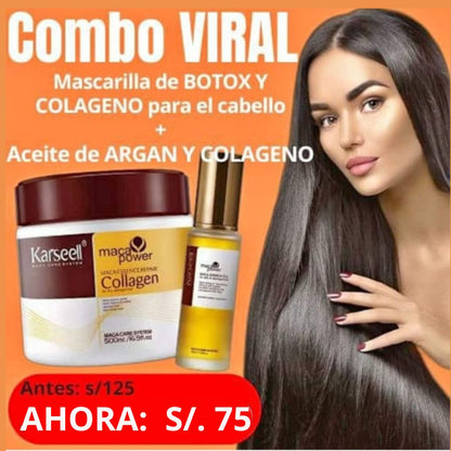 MASCARILLA PREMIUM DE BOTOX Y COLAGENO KARSEELL + ACEITE DE ARGÁN MARROQUÍ&nbsp; KARSEELL