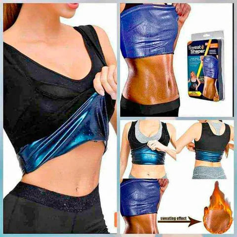Combo Faja Térmica Sweat Shaper Mujer Crema Reductora Lipo Cream